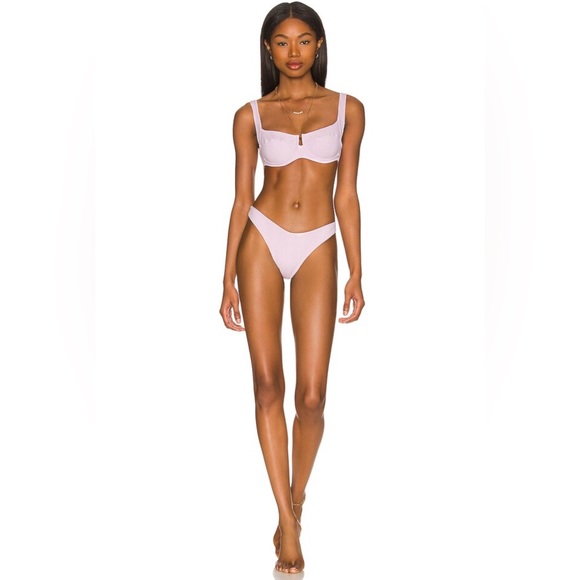 L*Space Lilac Bikini TOP - Picture 9 of 15